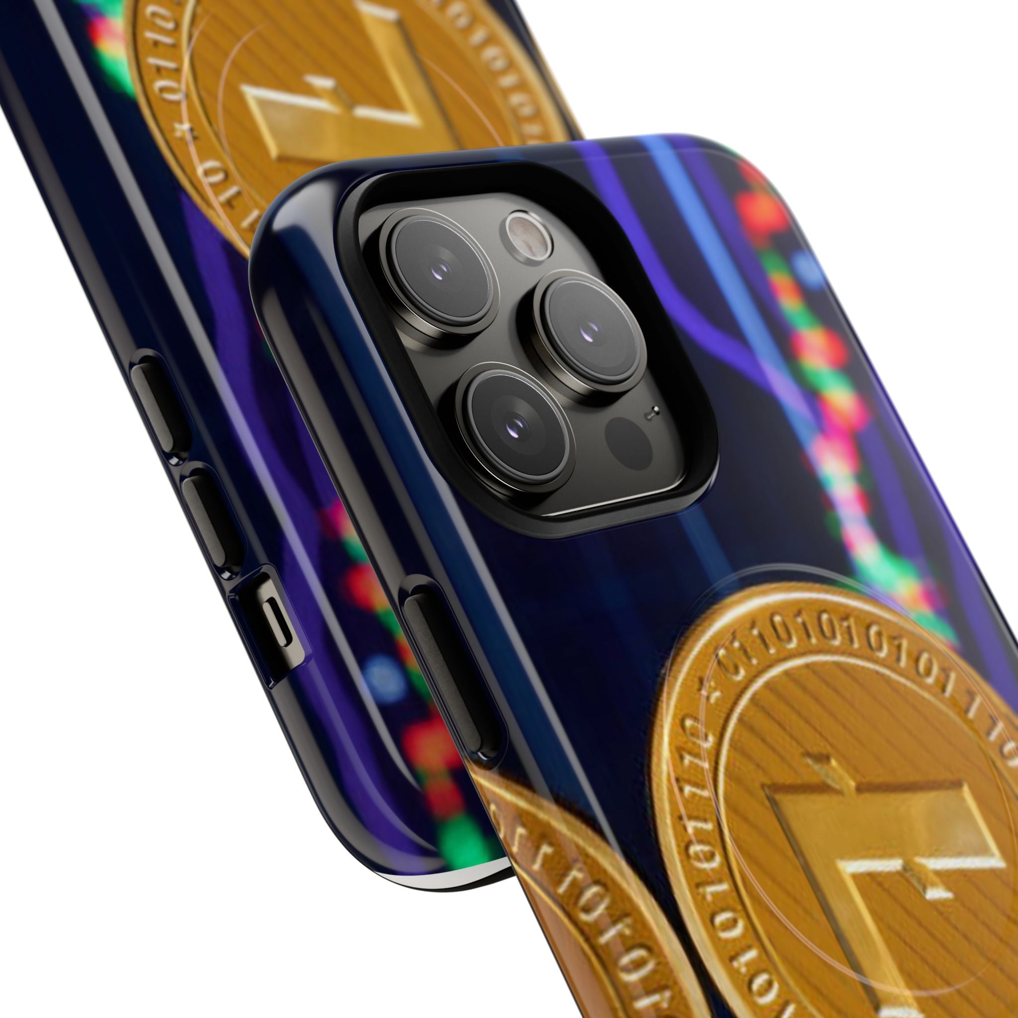 Litecoin Crypto Coin Phone Case | Tough Magnetic Case, Blockchain Design
