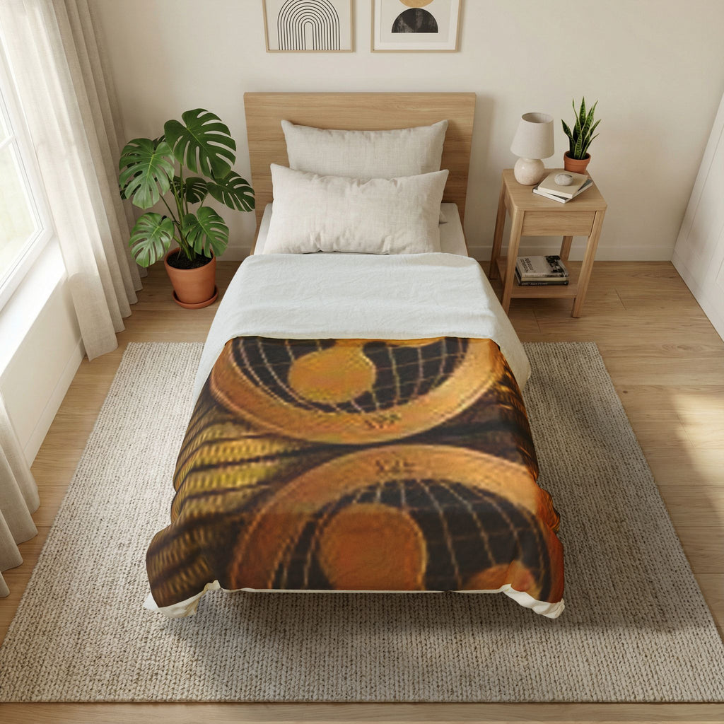 Ripple Crypto Coin duvet cover | XRP digital currency bed decor