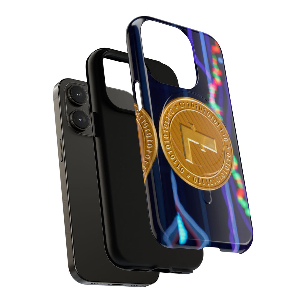 Litecoin Crypto Coin Phone Case | Tough Magnetic Case, Blockchain Design