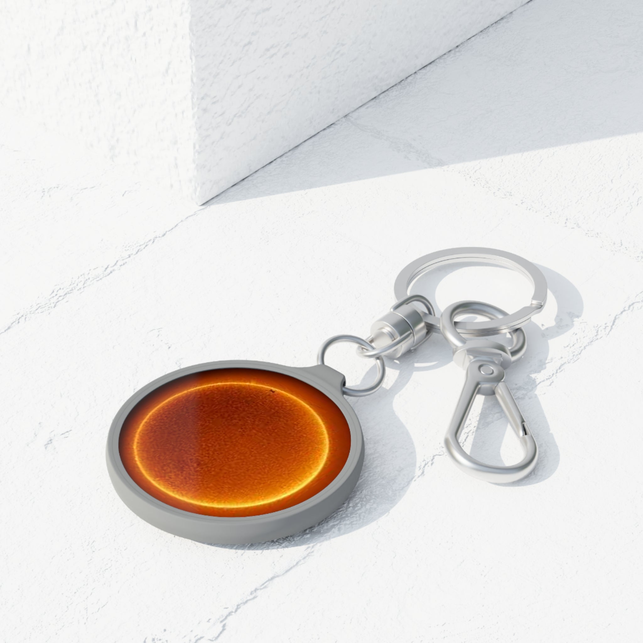 Solar Flare Keyring Tag | Sun Photography Keychain