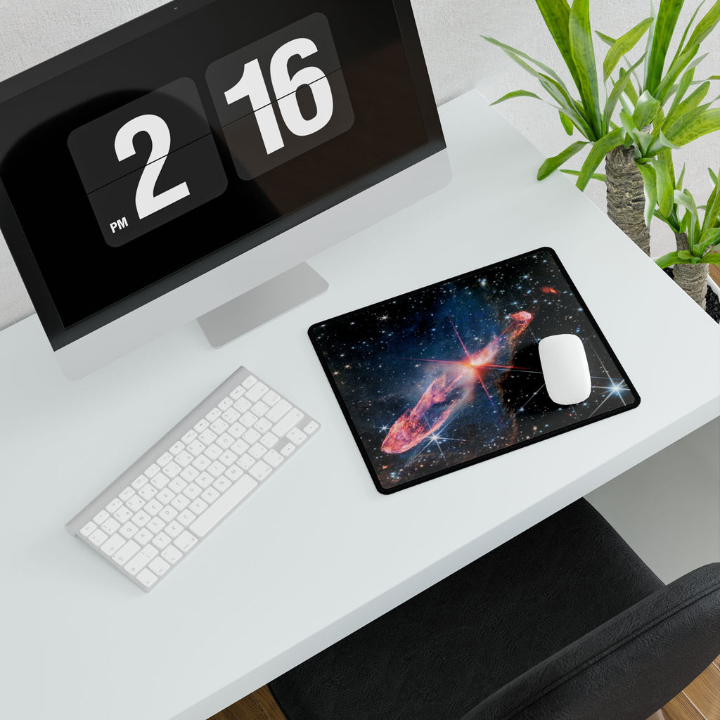 Galaxy Nebula Desk Mat | Space Stars Cosmic Mousepad