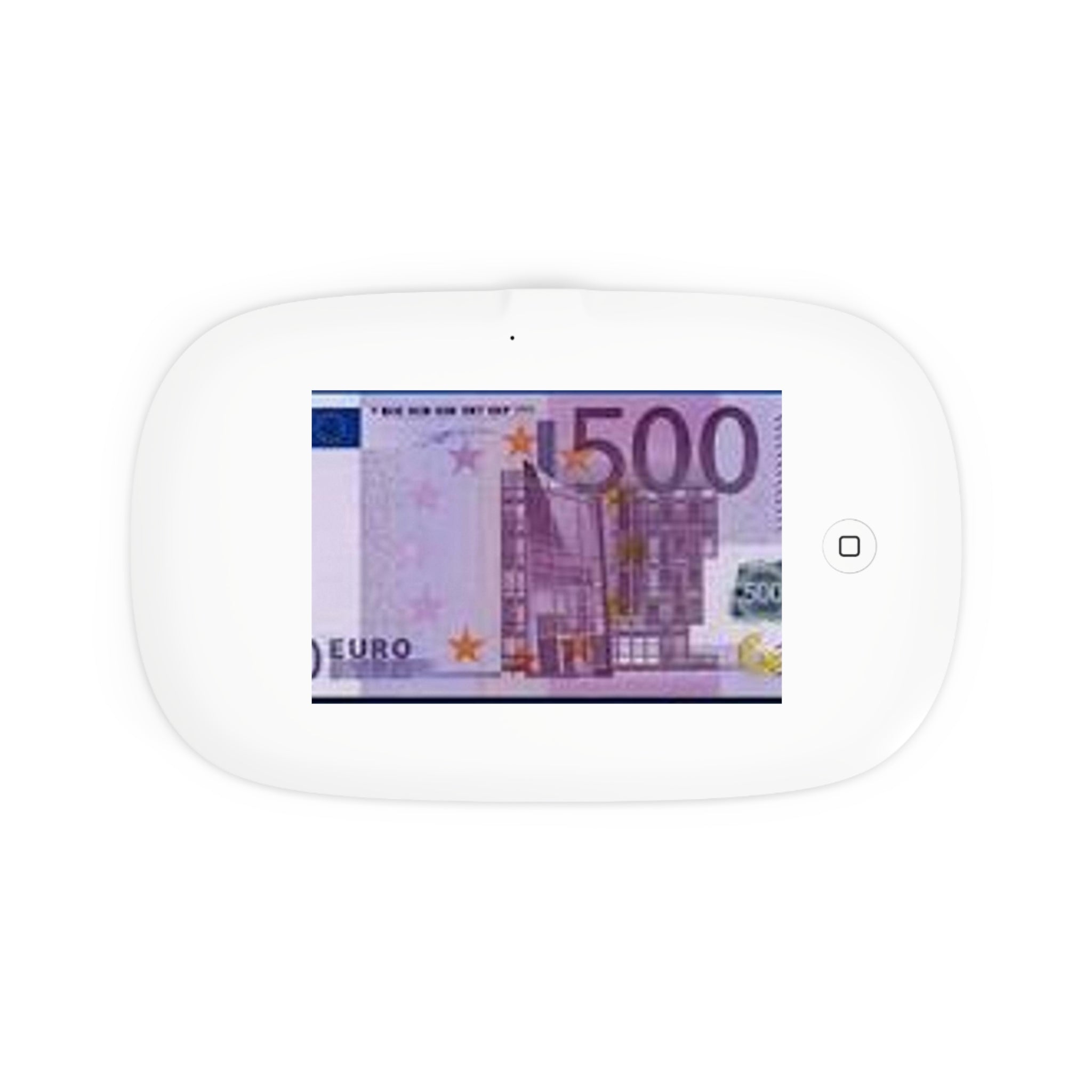 Euro Banknote Design UV Phone Sanitizer and Wireless Charging Pad