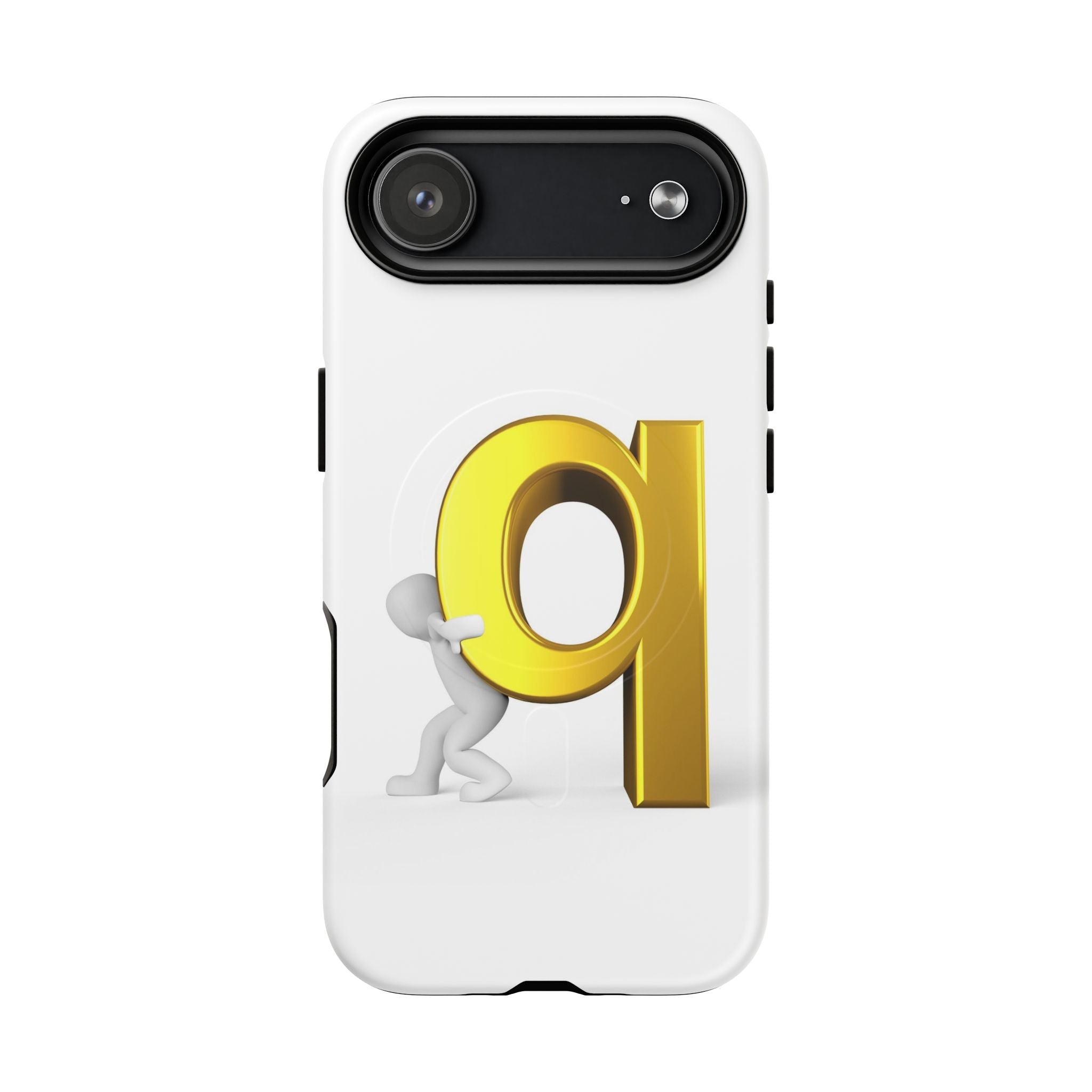 Coque de téléphone Lettre Q Dorée | Coque magnétique robuste