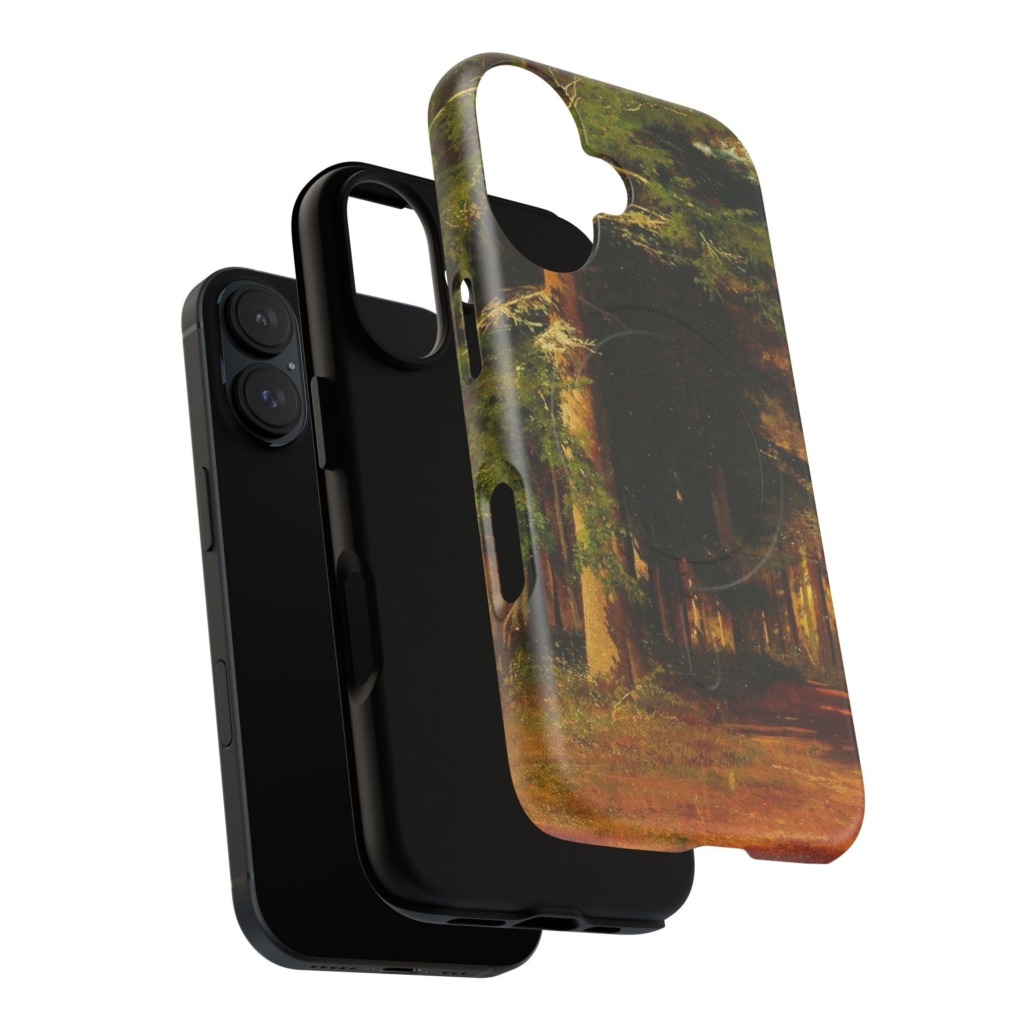 Autumn Forest Path phone case | Magnetic Tough Case, fall landscape art