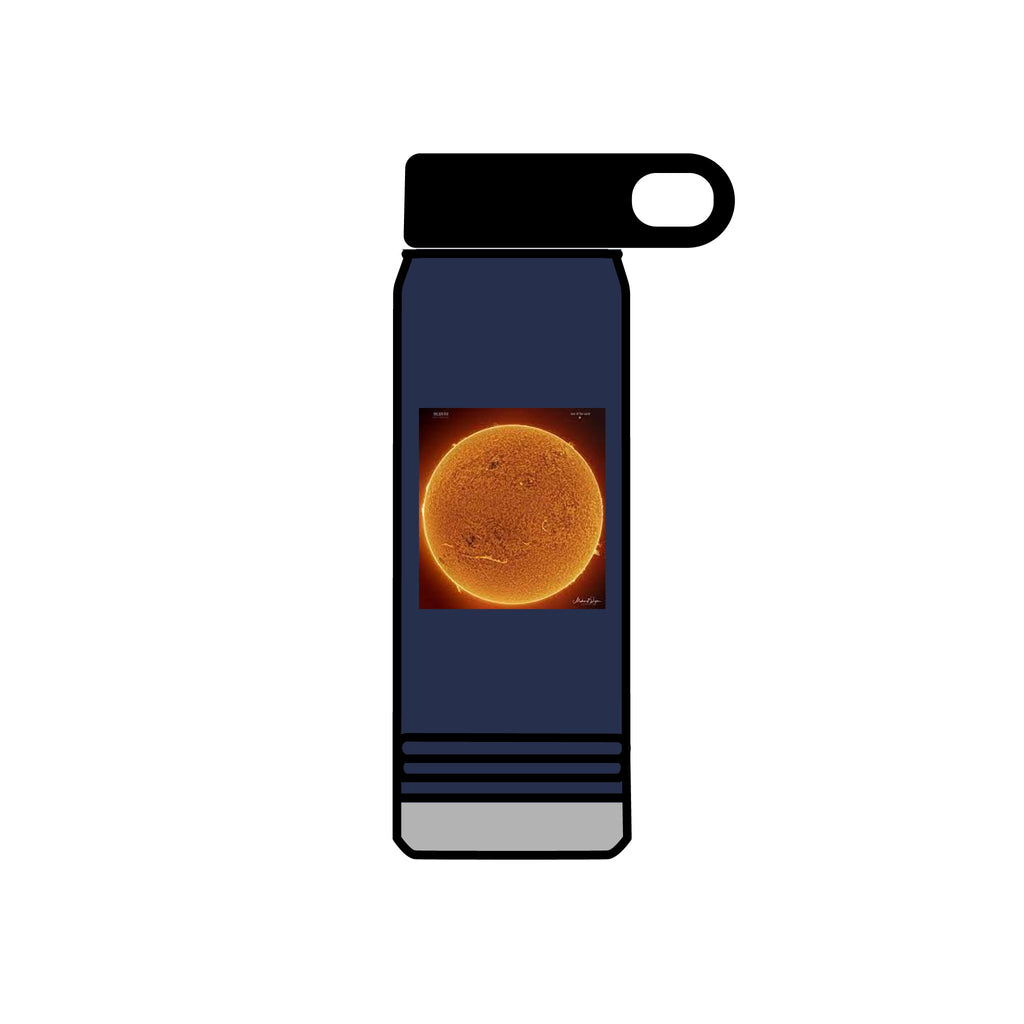 Solar Sun Image Water Bottle | 20oz Stainless Steel Bottle
