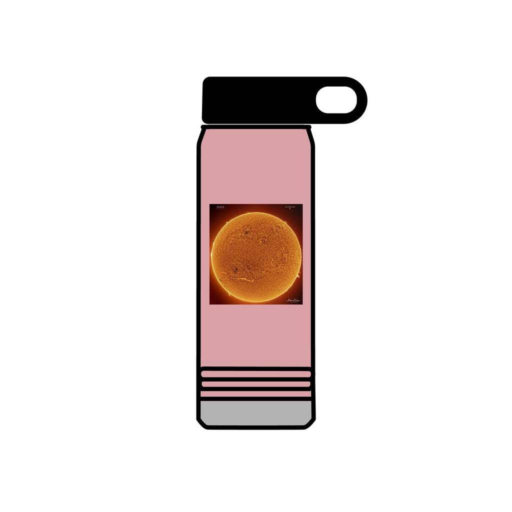 Solar Sun Image Water Bottle | 20oz Stainless Steel Bottle