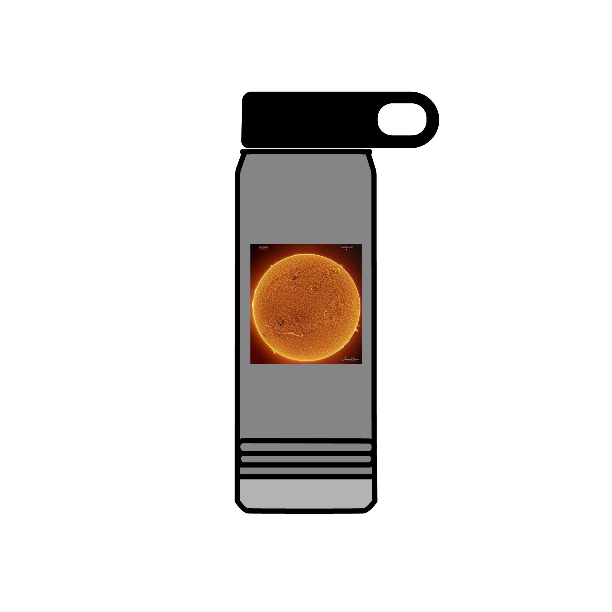 Solar Sun Image Water Bottle | 20oz Stainless Steel Bottle