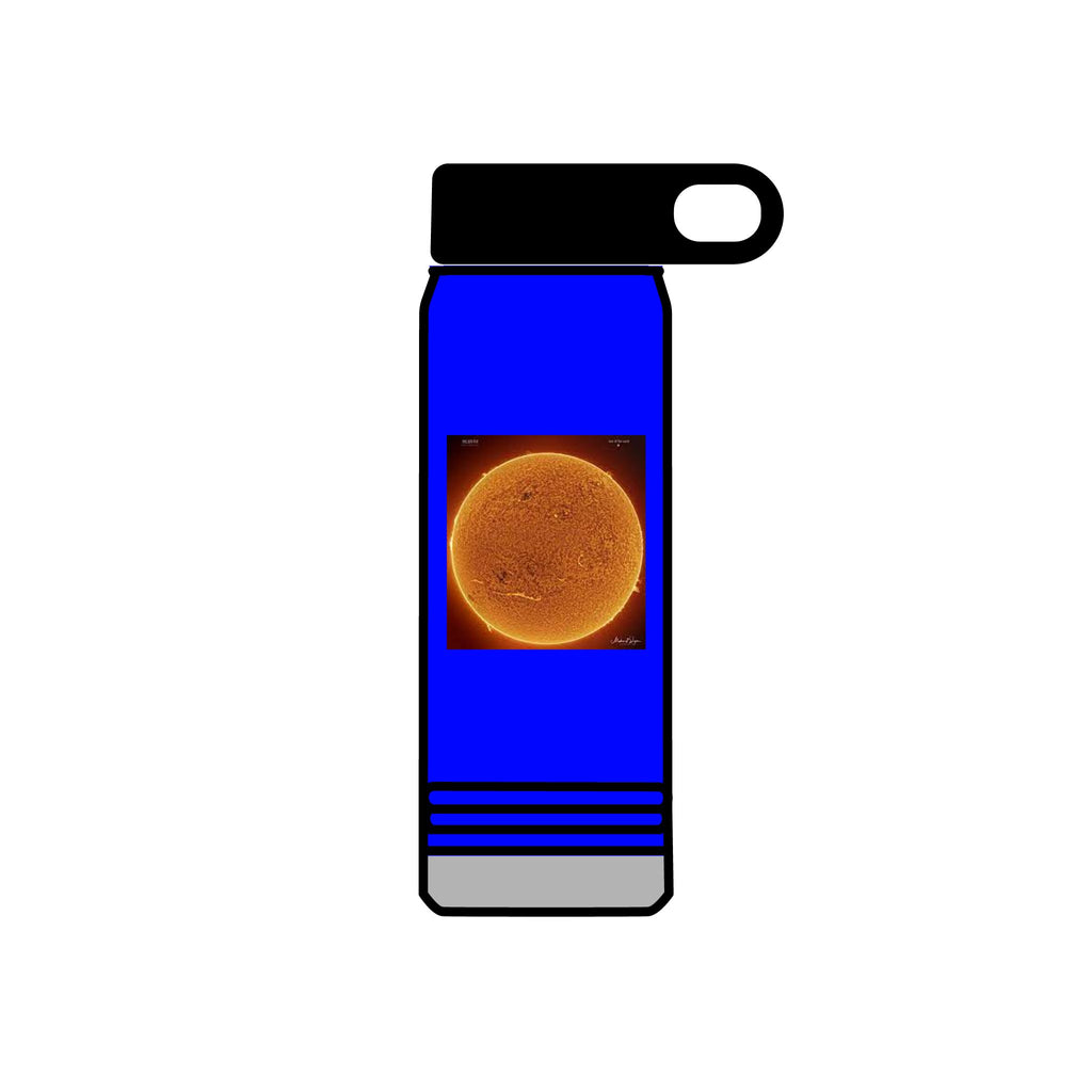 Solar Sun Image Water Bottle | 20oz Stainless Steel Bottle