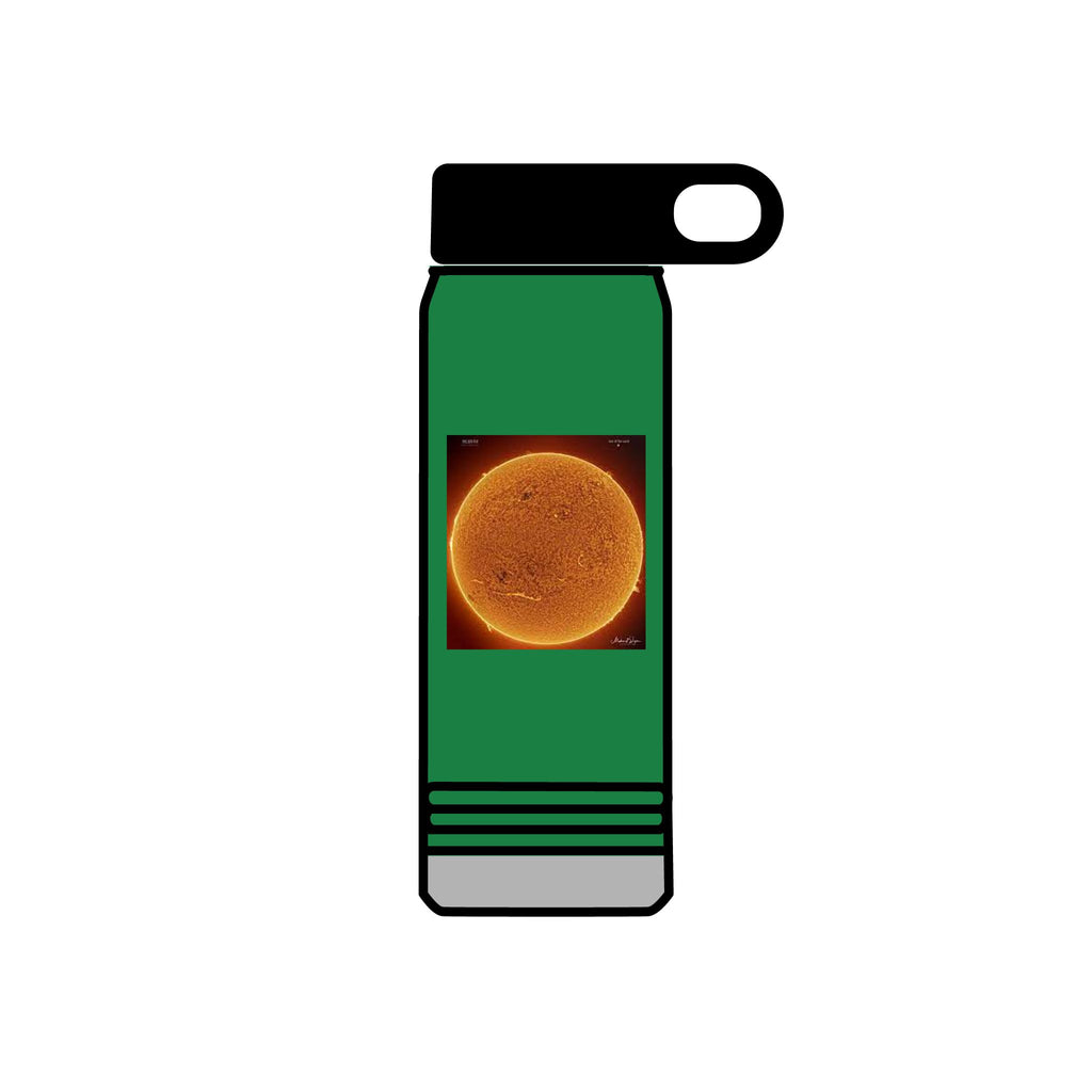 Solar Sun Image Water Bottle | 20oz Stainless Steel Bottle