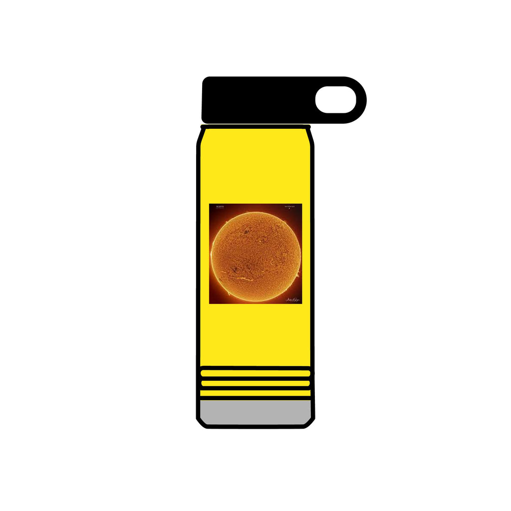 Solar Sun Image Water Bottle | 20oz Stainless Steel Bottle