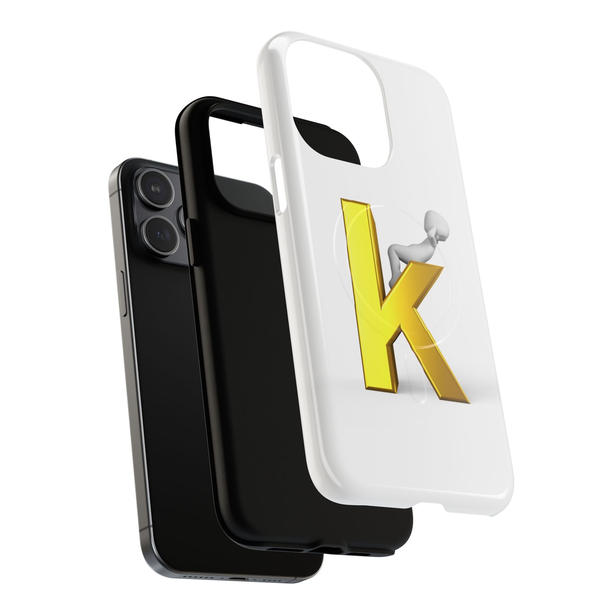 Letter K Logo Phone Case | Tough Magnetic Case, Initial Monogram