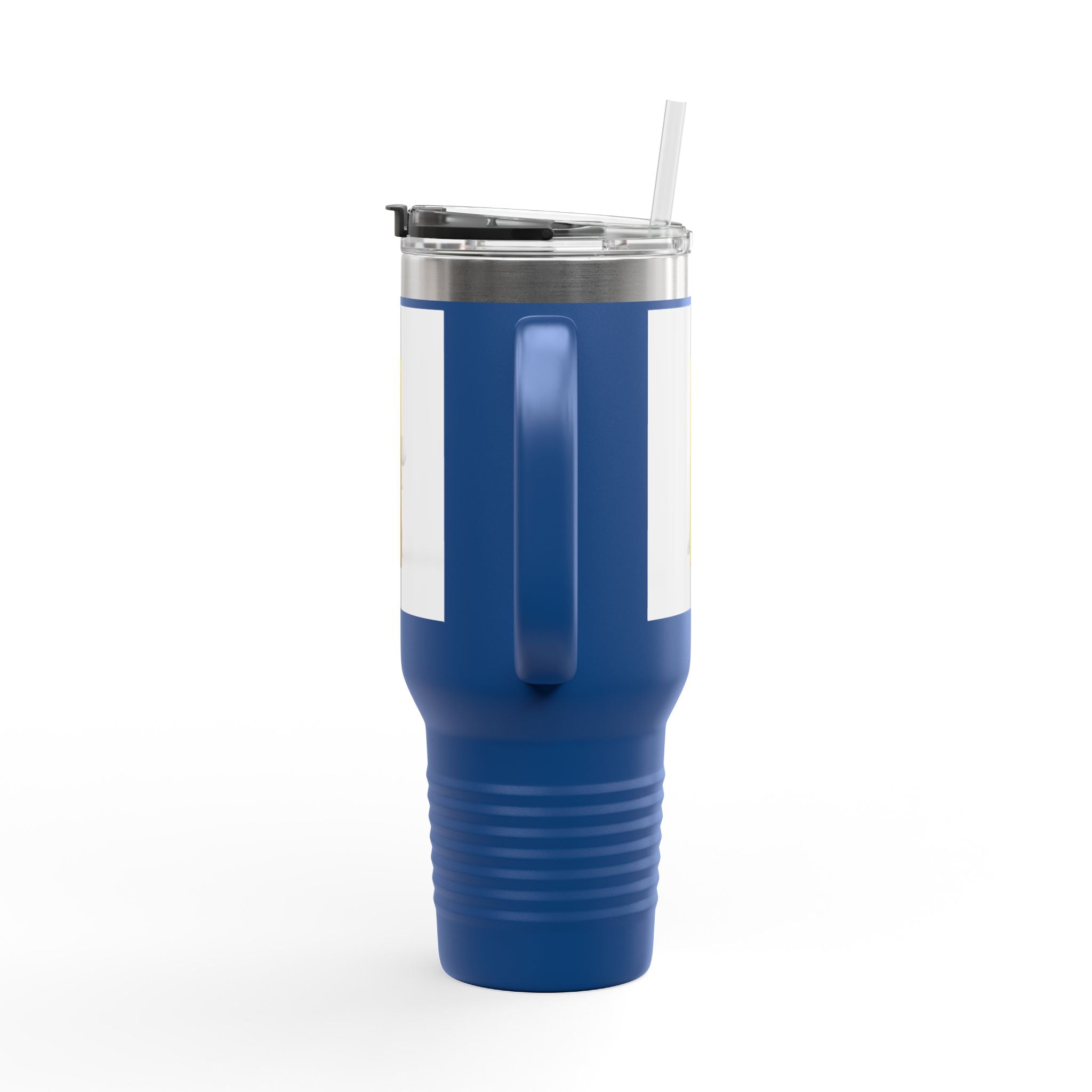 Yellow Letter i Character Travel Mug | 40oz Insulated Tumbler