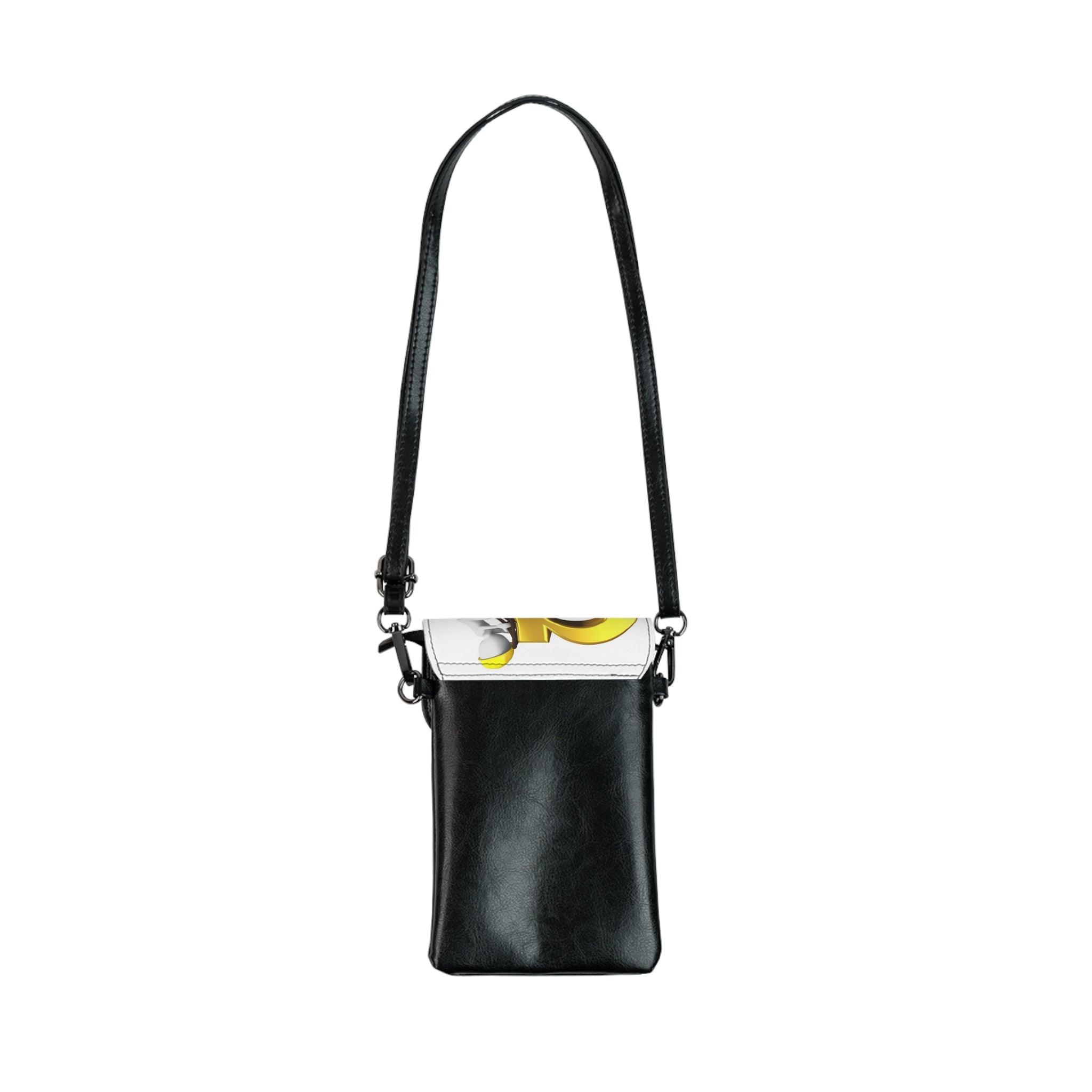 Yellow letter g Graphic Small Cell Phone Wallet | Crossbody Phone Pouch