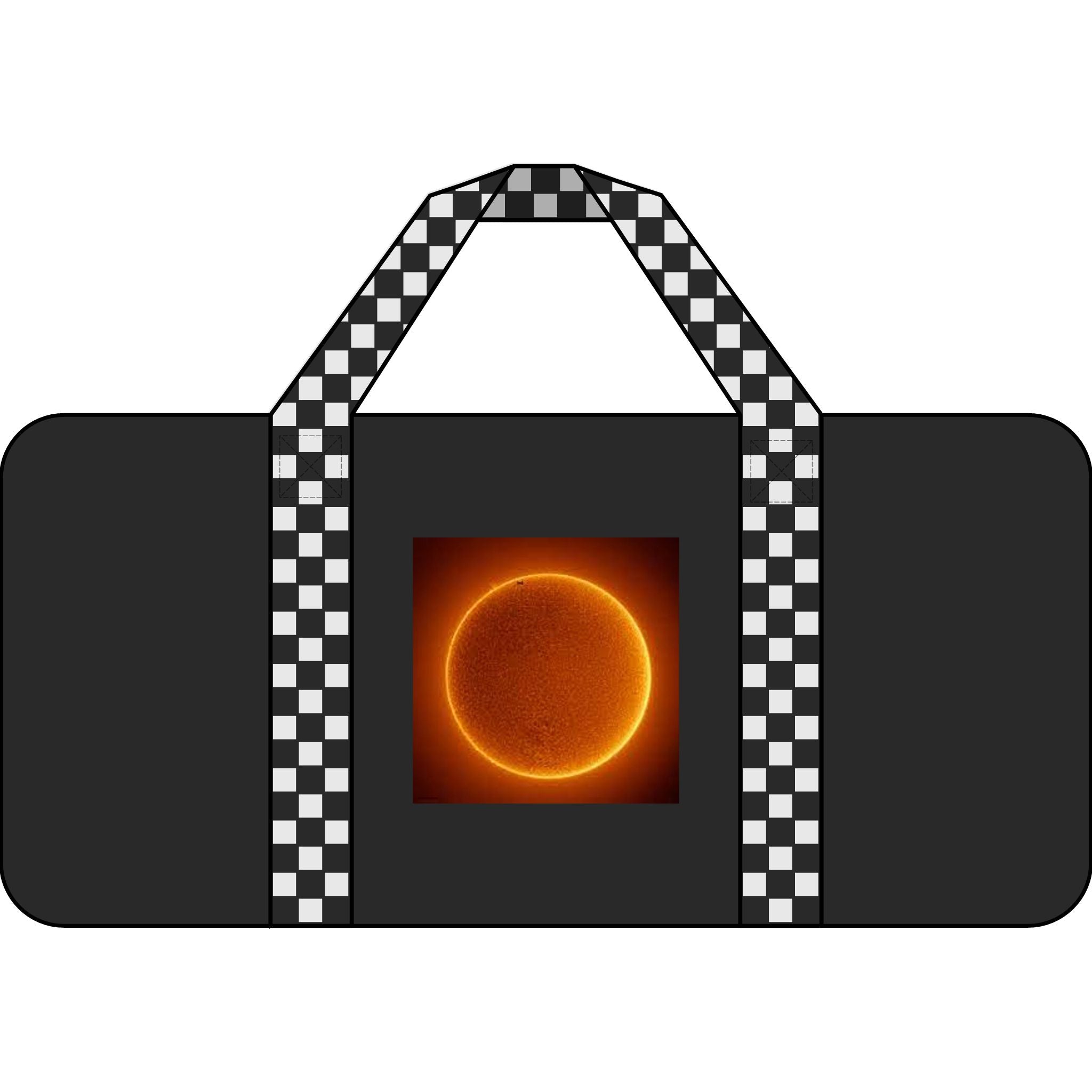 Sac de sport Tripper Disque solaire lumineux | Graphique Orbe solaire