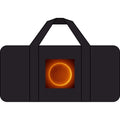 Glowing Solar Disc Tripper Duffel Bag | Sun Orb Graphic