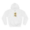 Gold 3D Letter E Hoodie | Monogram Initial Sweatshirt