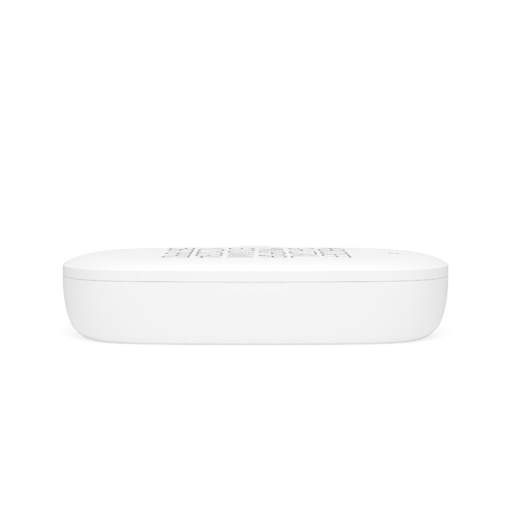 Dotted Alphabet Design Wireless Charger | UV Phone Sanitizer