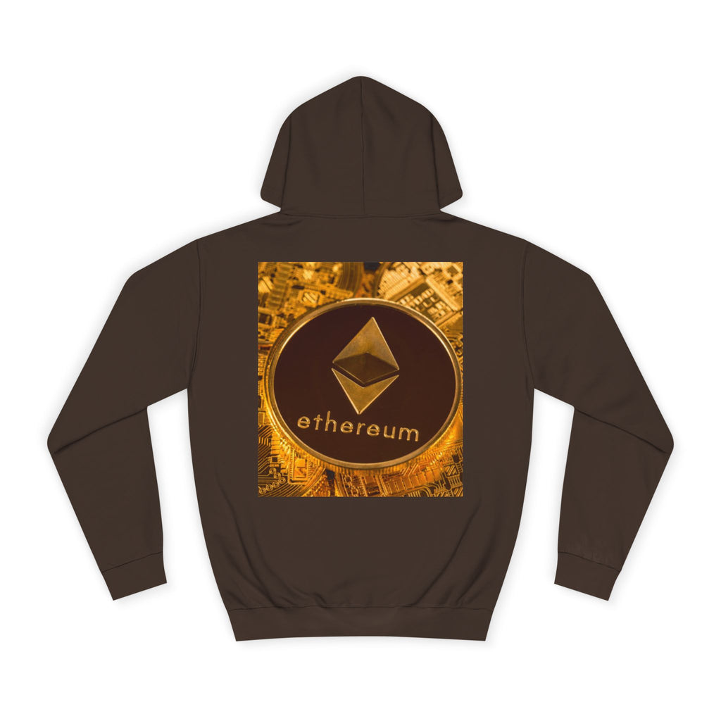 Ethereum Coin Hoodie | Crypto Logo Sweatshirt, Blockchain Design