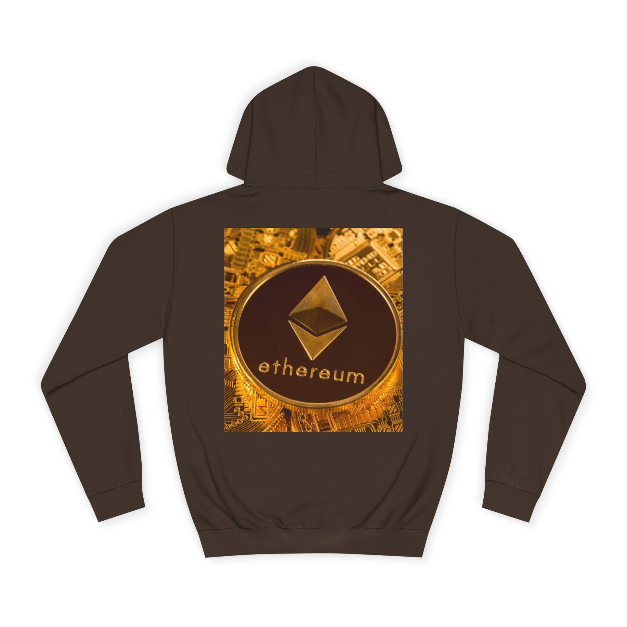 Ethereum Coin Hoodie | Crypto Logo Sweatshirt, Blockchain Design