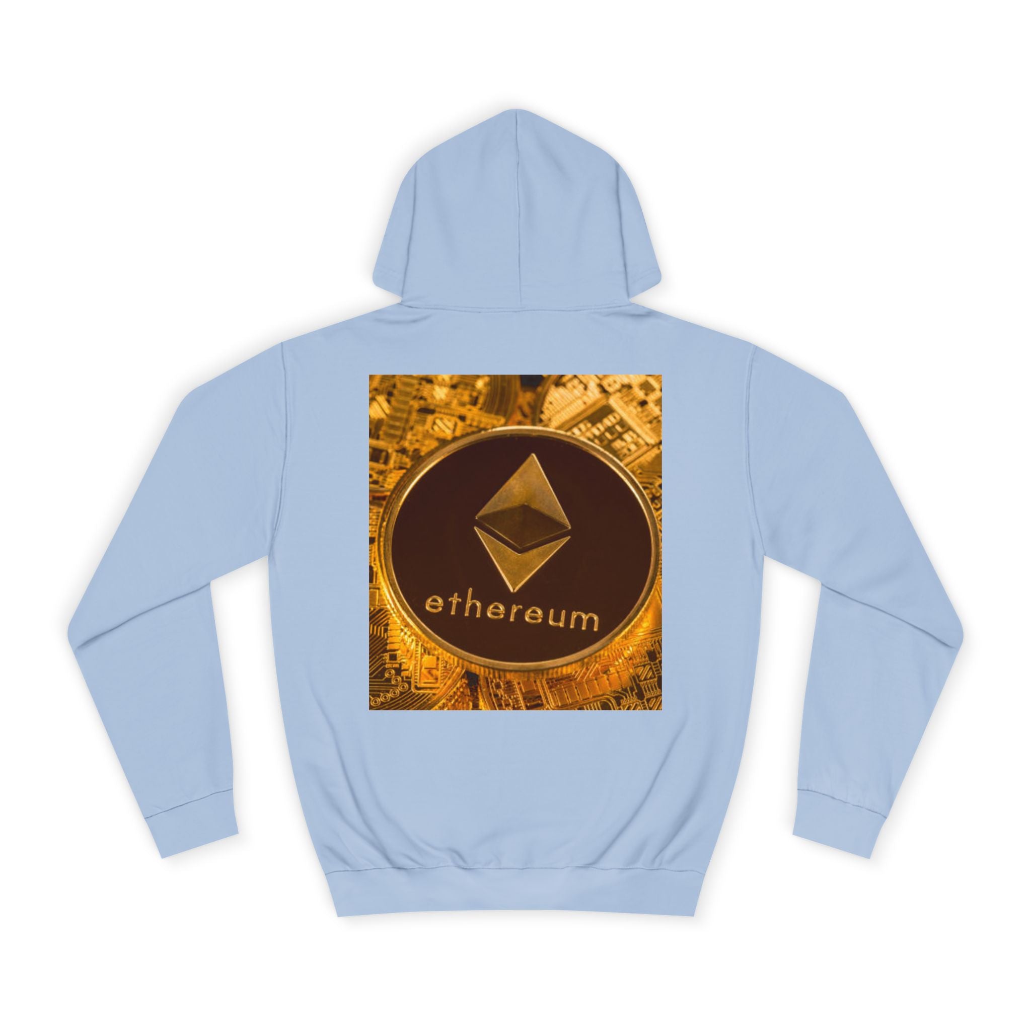 Ethereum Coin Hoodie | Crypto Logo Sweatshirt, Blockchain Design