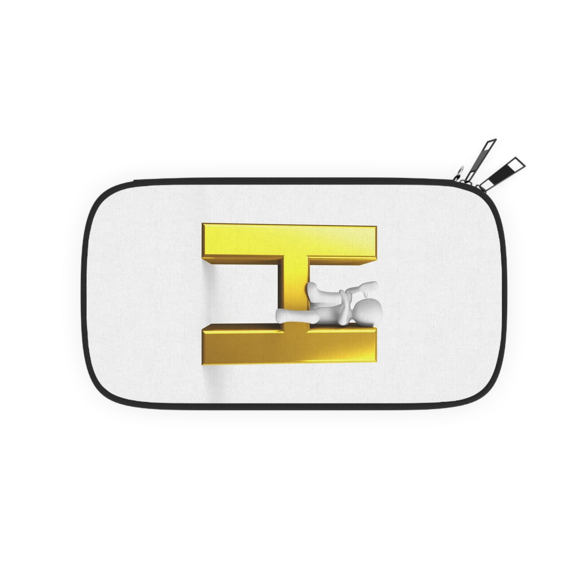3D Gold Letter H Climber Passport Wallet | Monogram Initial Travel Accessory