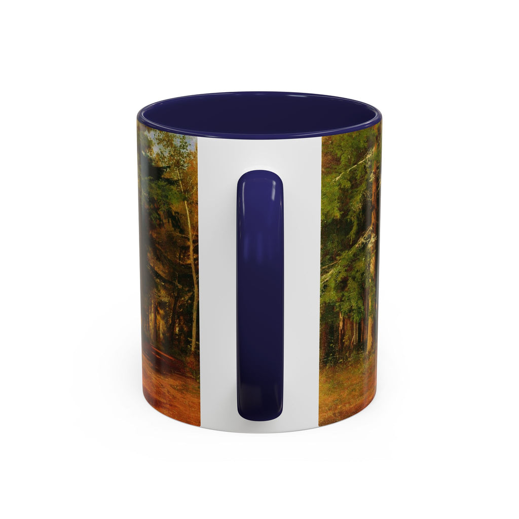 Waldweg-Malerei Tasse | Akzent-Kaffeetasse 11oz 15oz