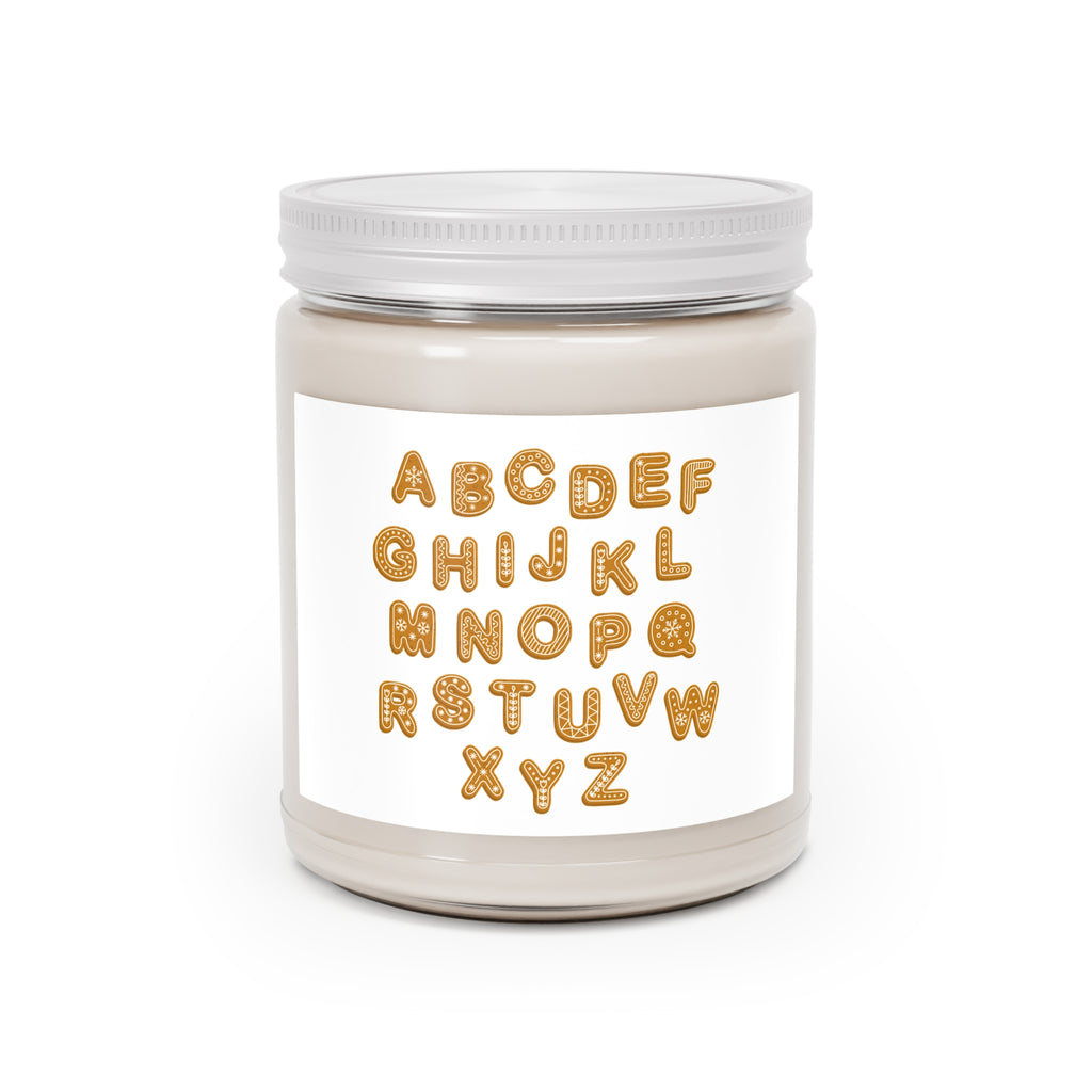 Alphabet Cookie Letters Candle | Soy Candle