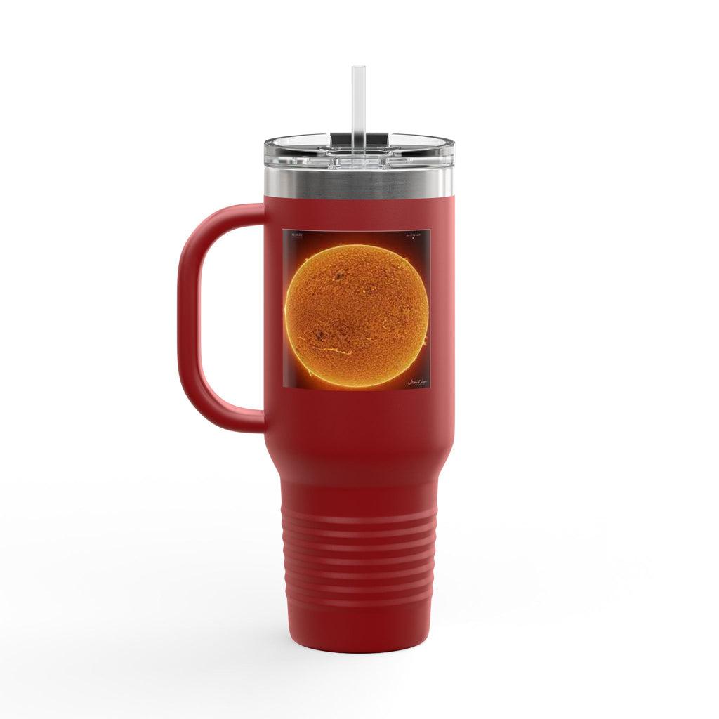 Sun Photo Travel Mug 40oz | Solar Disc Stainless Insulated Tumbler