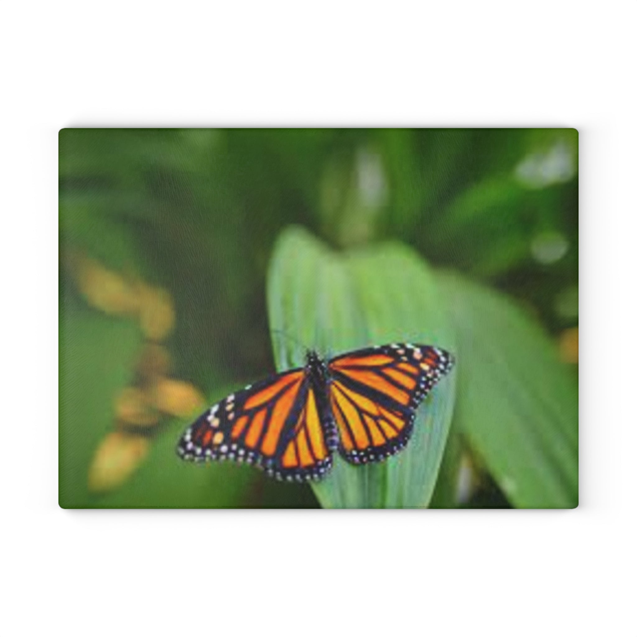 Abstract Black Geometric Art Glass Cutting Board | Kitchen Countertop Decor