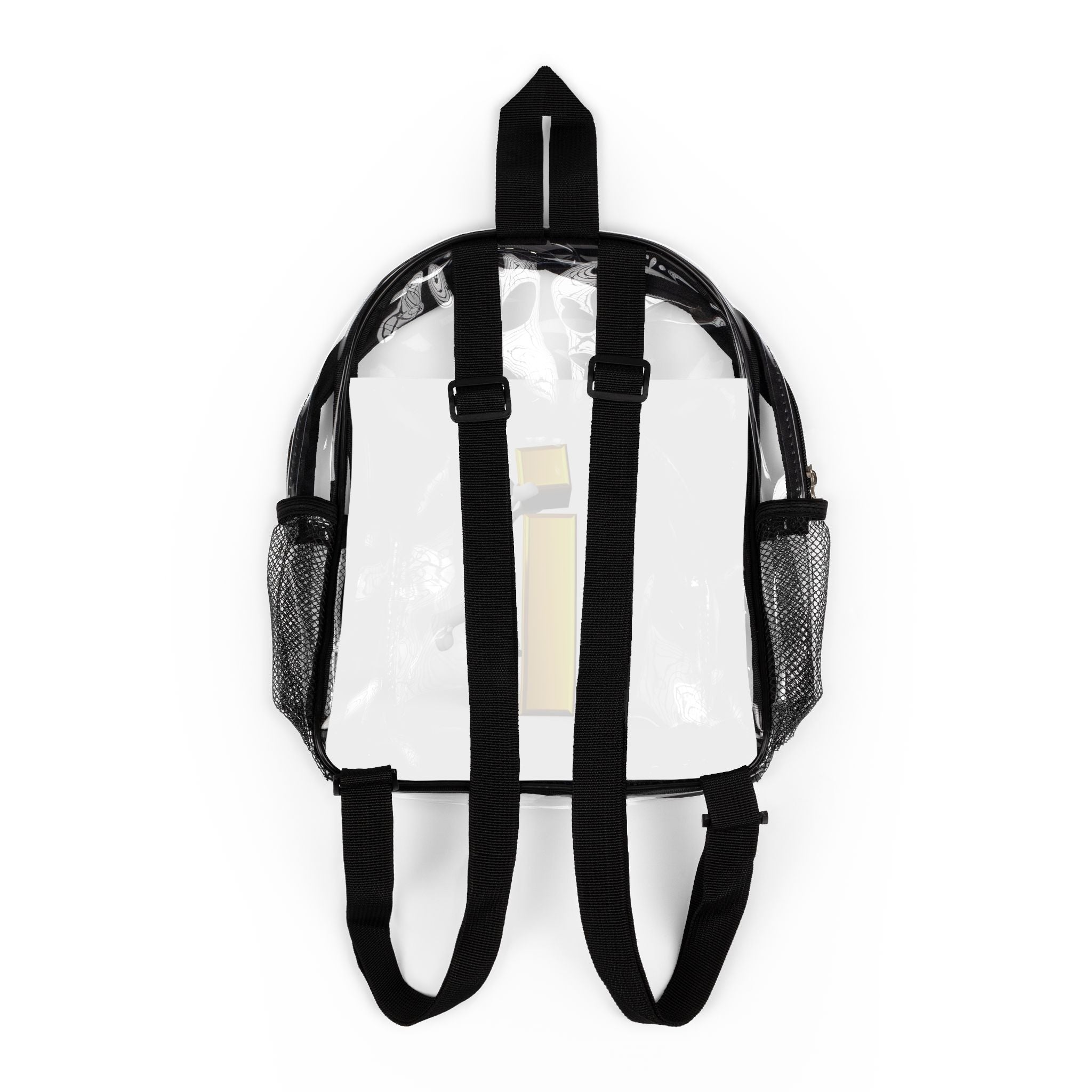 3D Figure Letter i Clear Backpack | Stadium Clear Bag