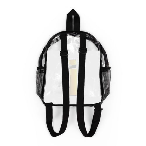 Sac à dos transparent lettre i 3D | Sac transparent de stade
