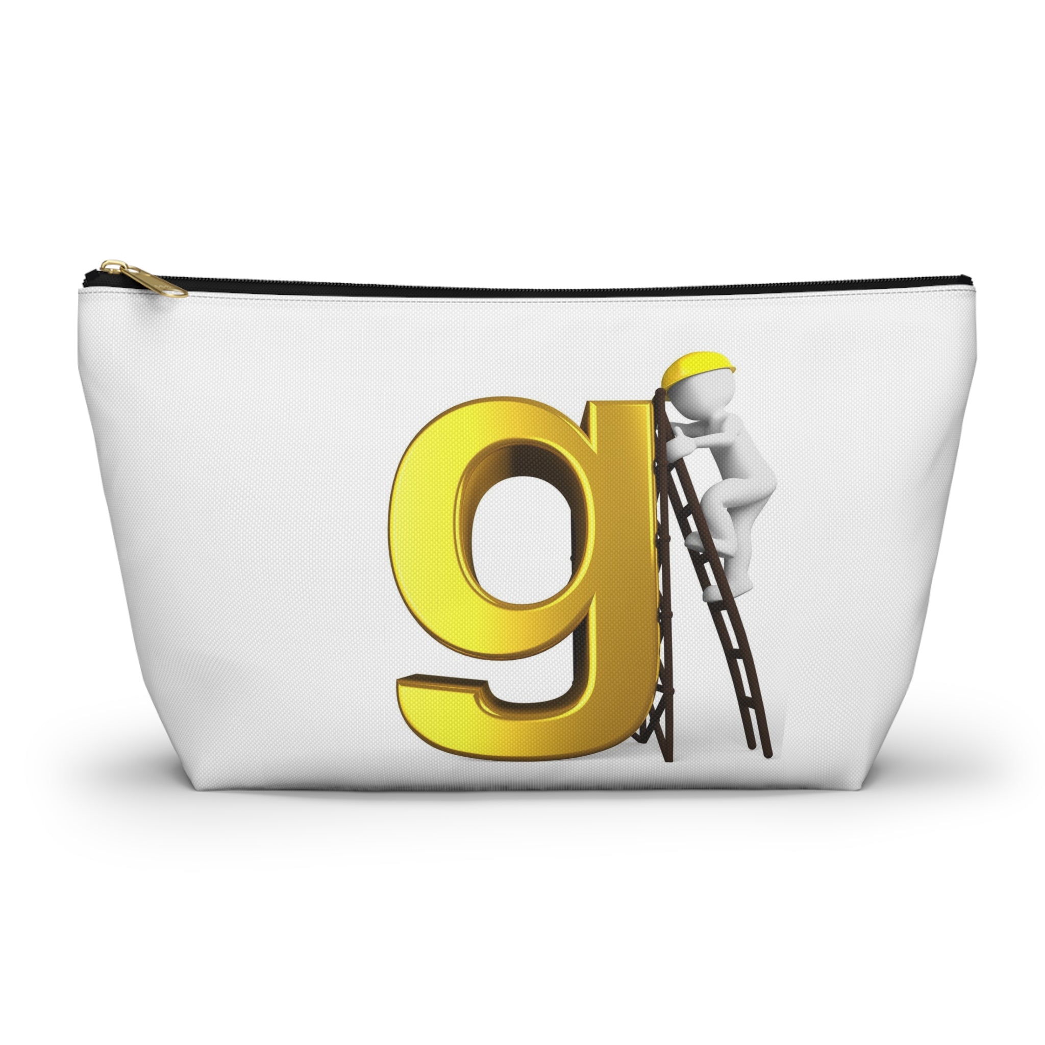 Gold Letter G with Worker Ladder Accessory Pouch