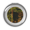 Forest Path Artwork Compact Travel Mirror | Woodland Pocket Mirror