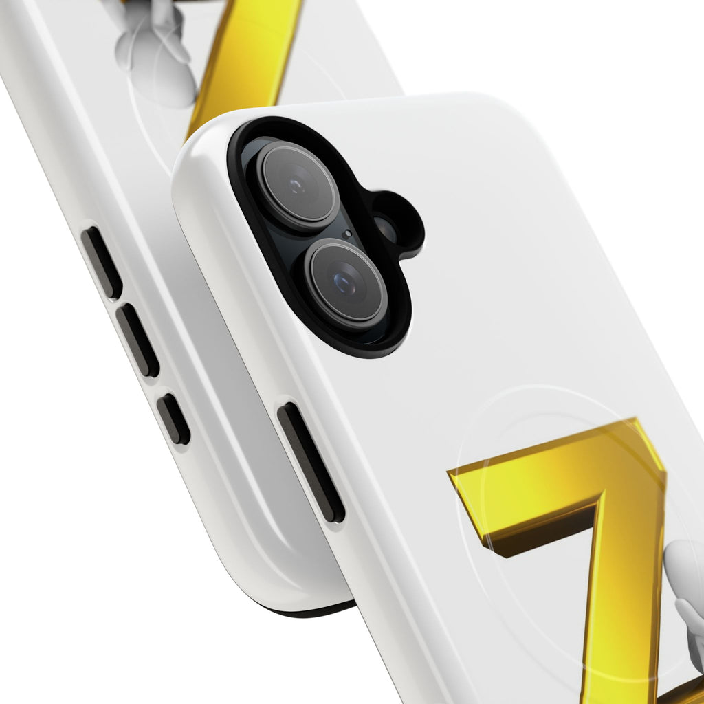 Gold 3D Letter Z Phone Case | Tough Magnetic Case, Monogram Initial