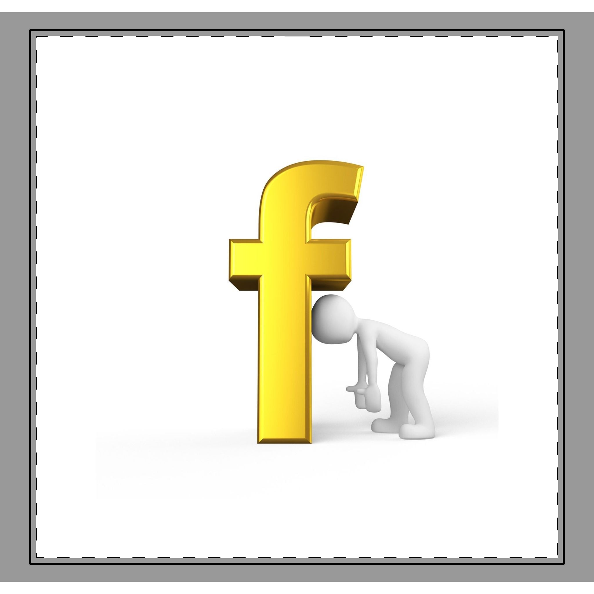 Woven-Style Coverlet | 3D Gold Letter F