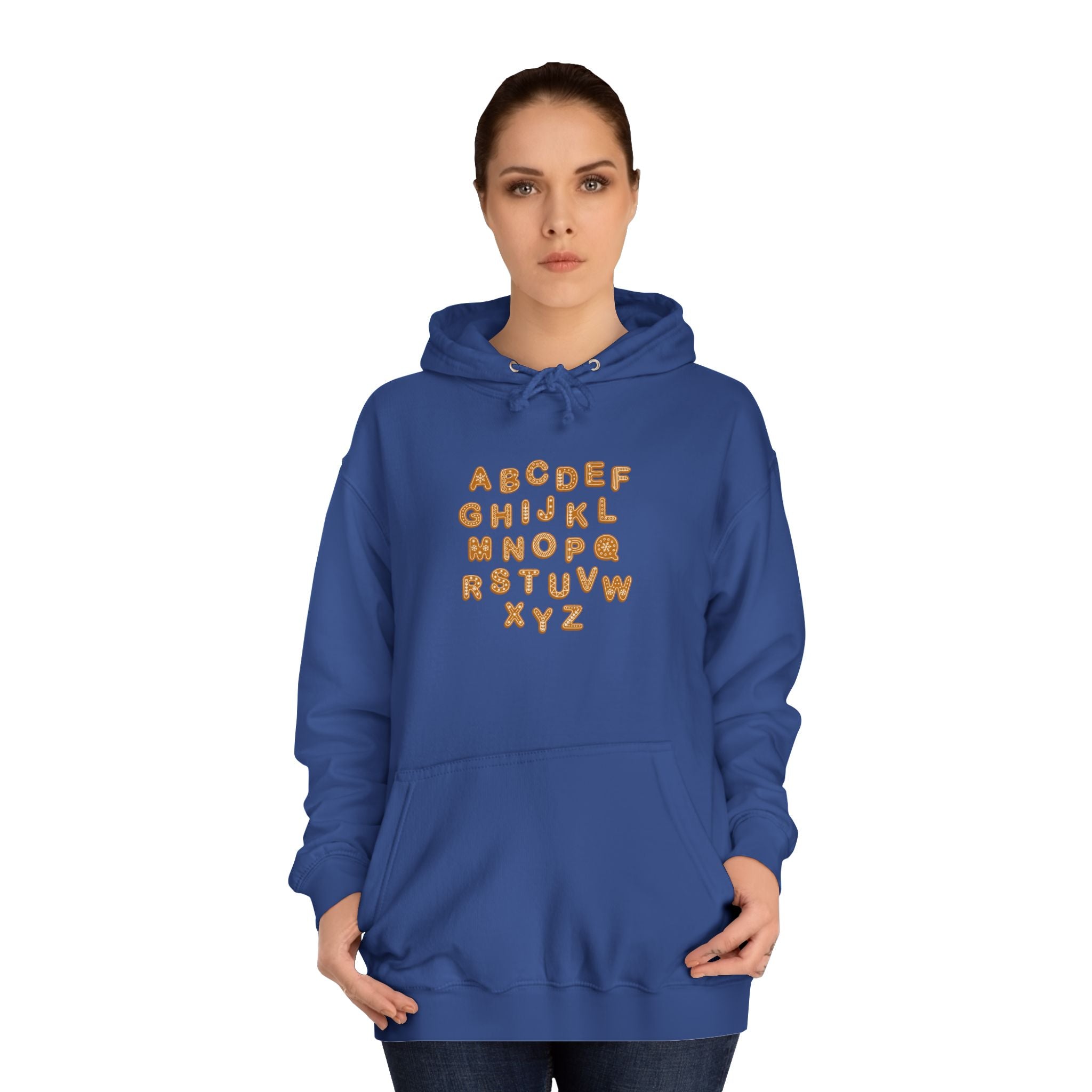 Cookie Alphabet Hoodie | Letters A to Z Cookie Font Sweatshirt