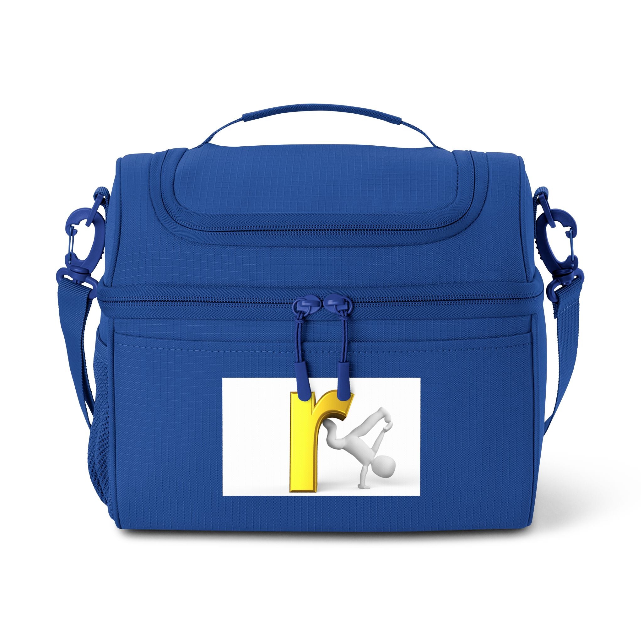 Letter R Mascot Graphic Cooler Bag | Insulated Lunch Tote