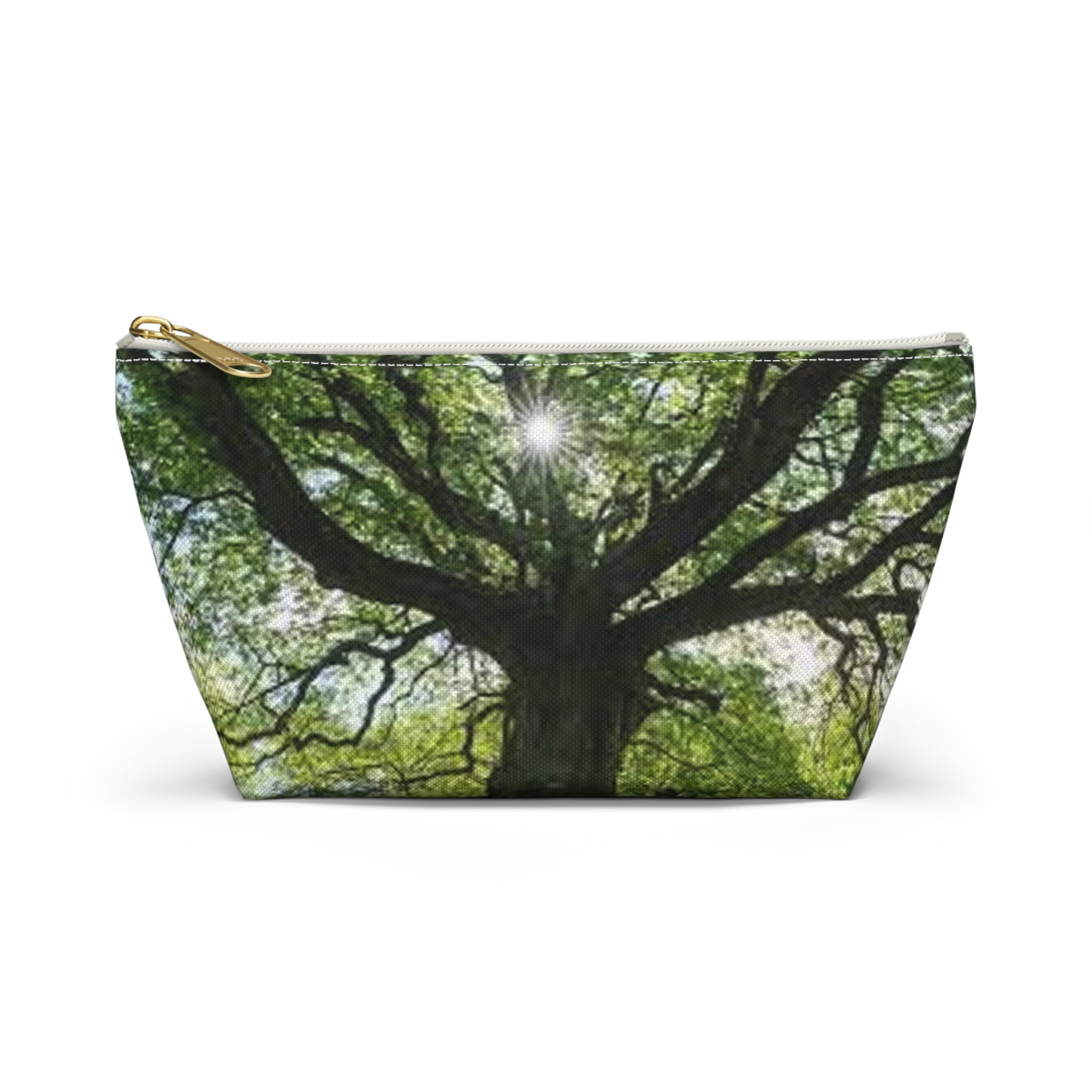 Sunlit Oak Tree Accessory Pouch | T-Bottom Makeup Bag