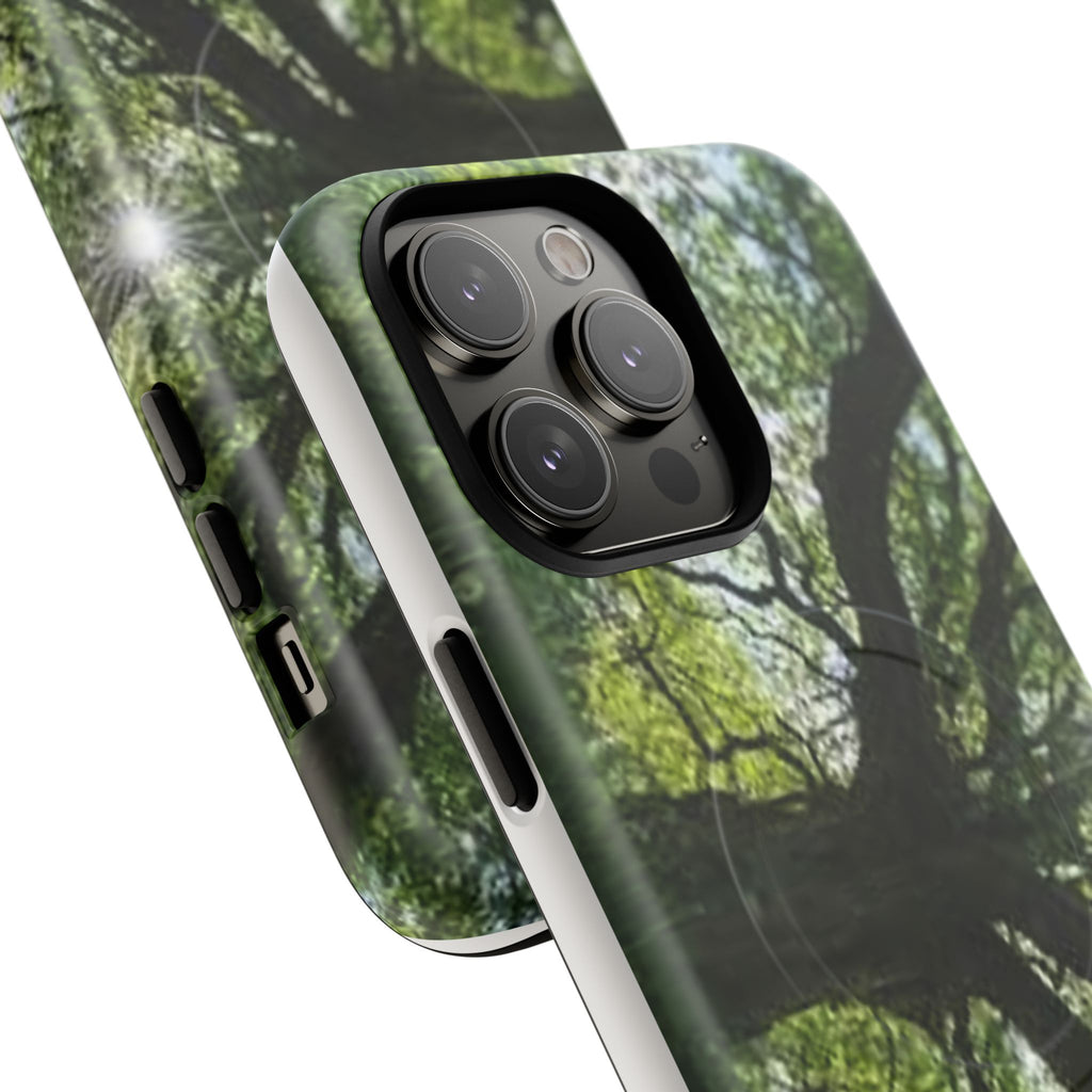 Sunlit Oak Tree Phone Case | Tough Magnetic Case