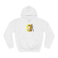 Gold Letter G with Painter Character Hoodie | Initial Monogram