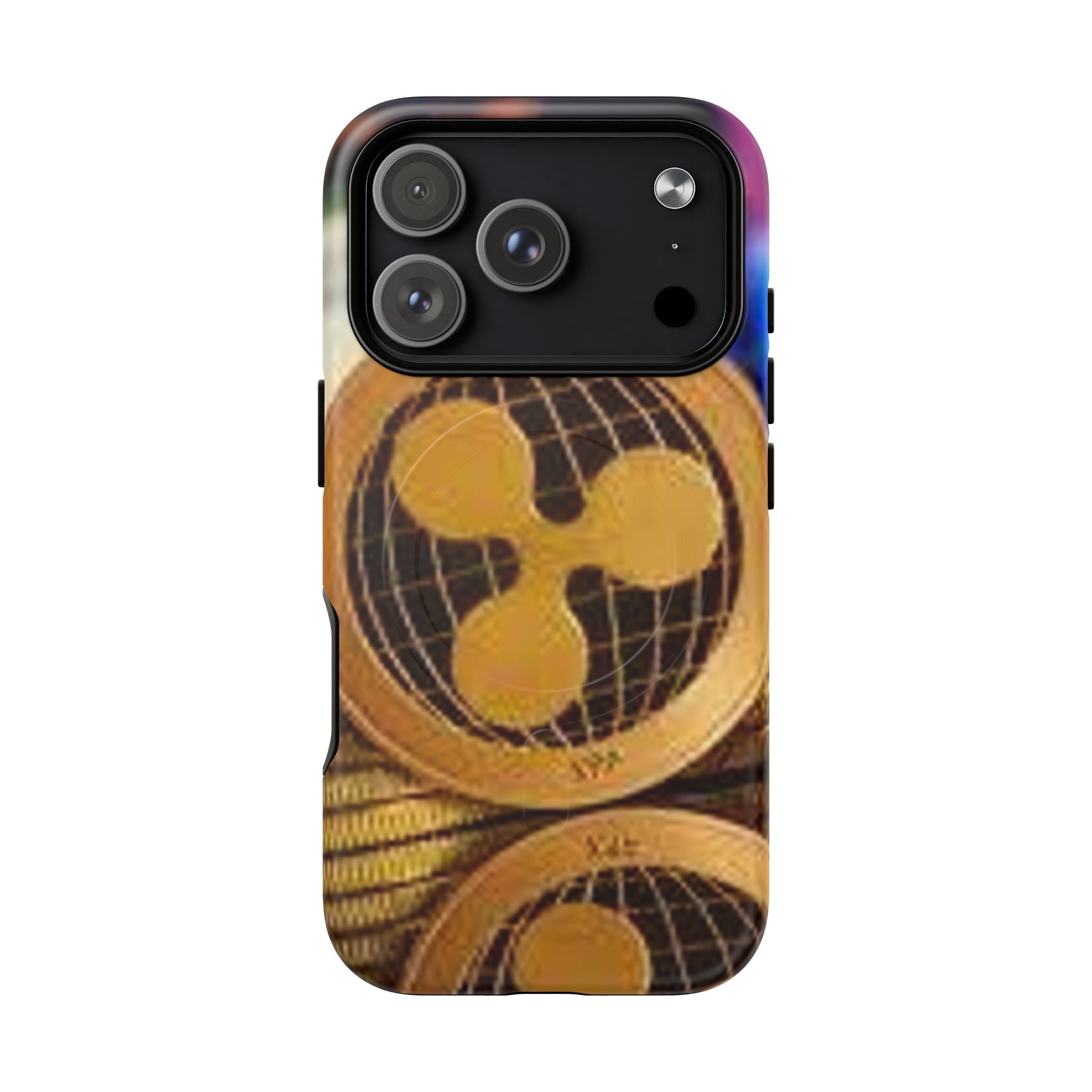 Coque de protection rigide magnétique design Ripple Coin | Coque de téléphone Crypto Ripple