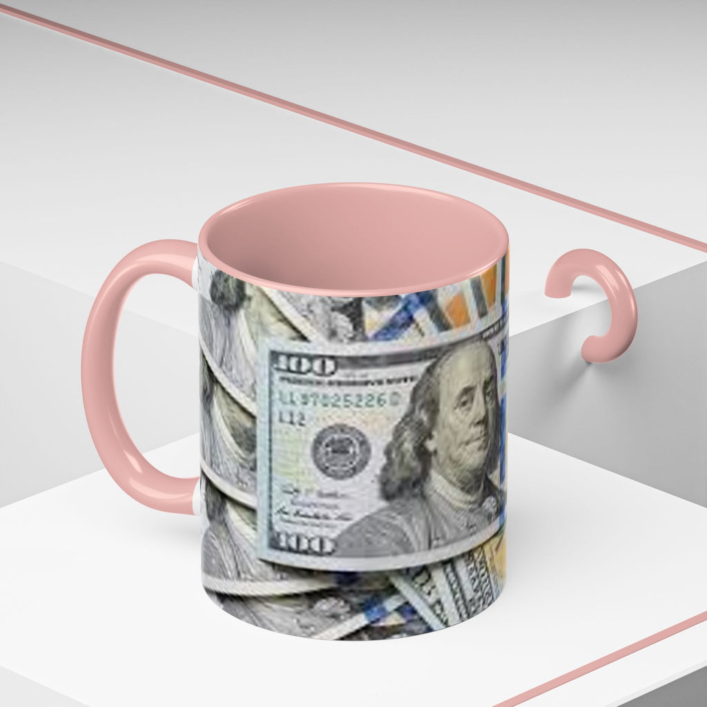 Hundred Dollar Bills Mug | Accent Coffee Mug