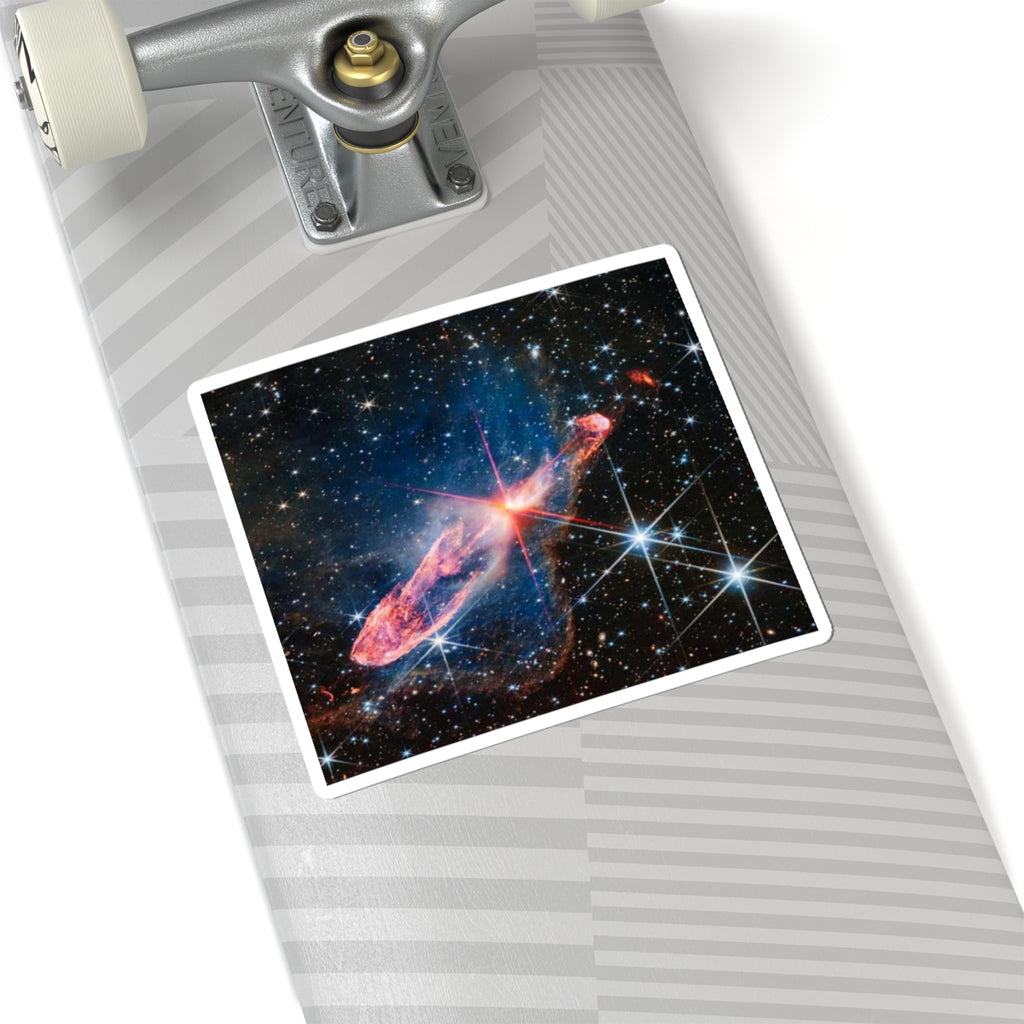Space Nebula Kiss-Cut Stickers | Cosmic Galaxy Laptop Decal