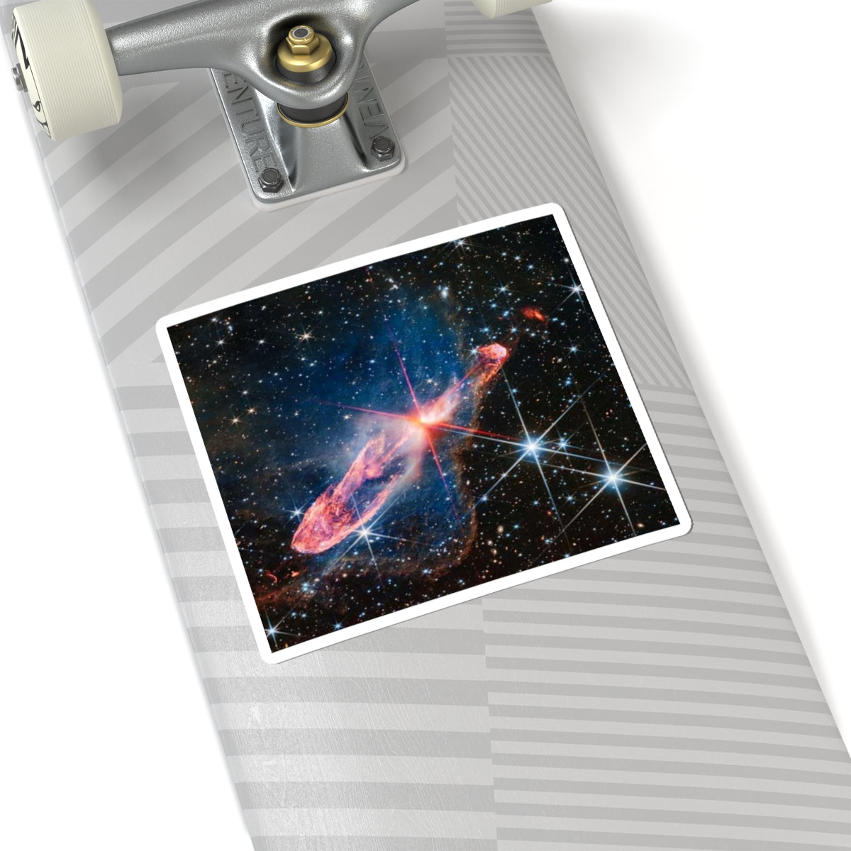 Space Nebula Kiss-Cut Stickers | Cosmic Galaxy Laptop Decal
