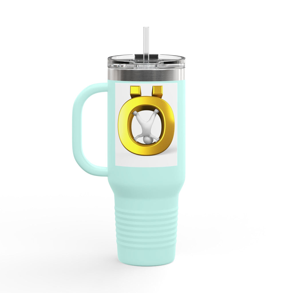 Gold Letter Ö Travel Mug | 40oz Insulated Tumbler