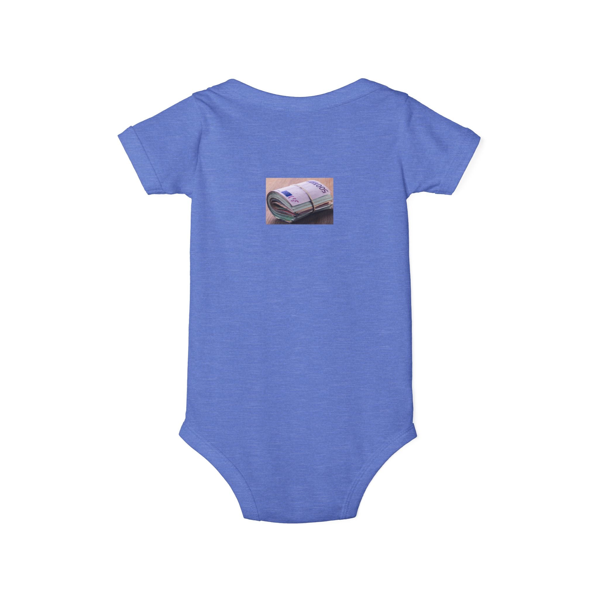 Stack of Cash Graphic Infant One Piece | money print bodysuit