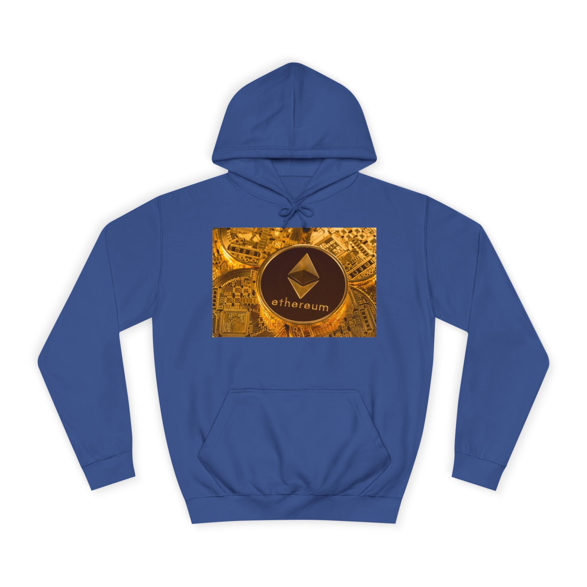 Sweat à capuche Ethereum Coin | Sweat-shirt logo Crypto, design Blockchain