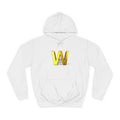 Gold 3D Letter W Hoodie | Monogram Initial Sweatshirt