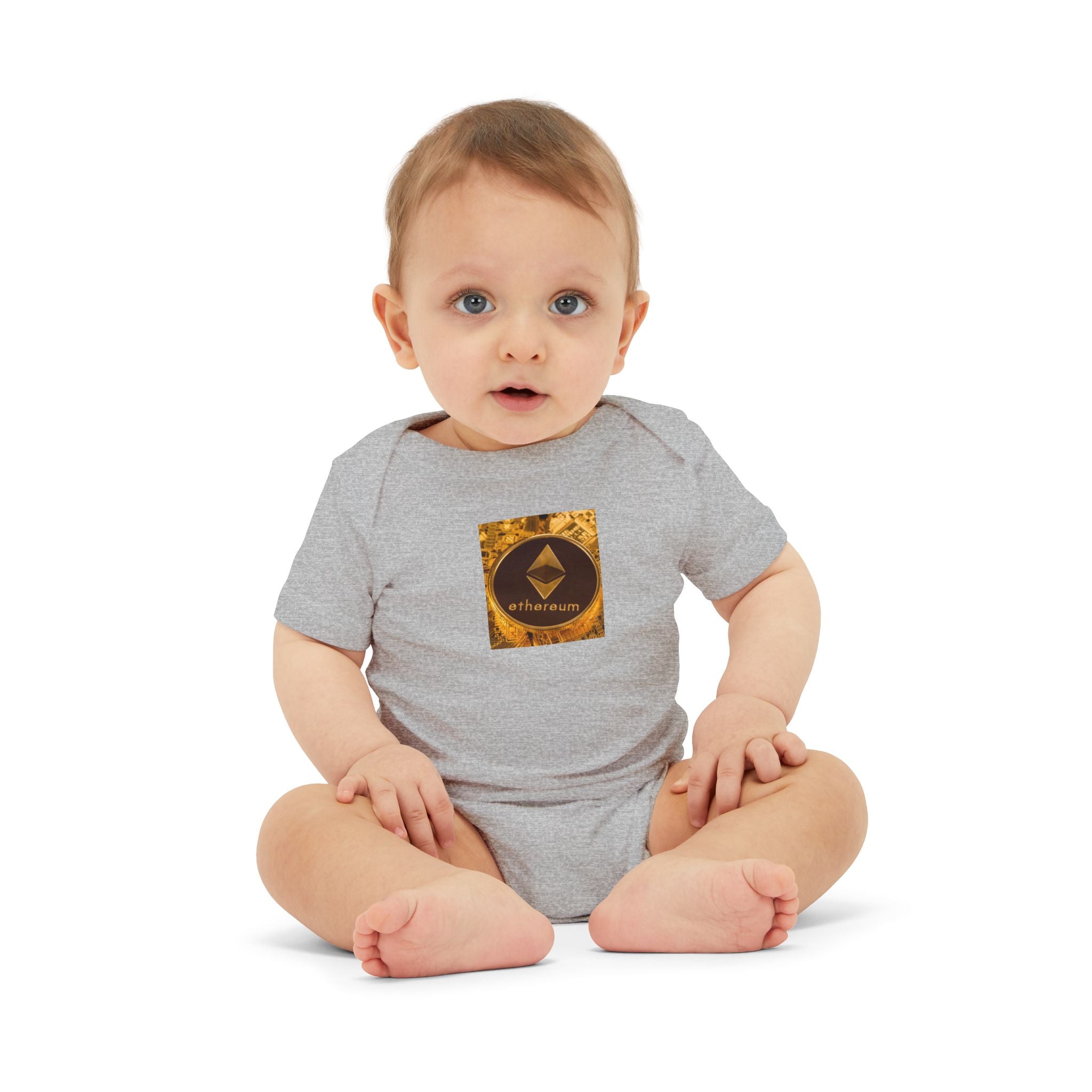 Ethereum Logo Infant Onesie | Crypto Baby Bodysuit