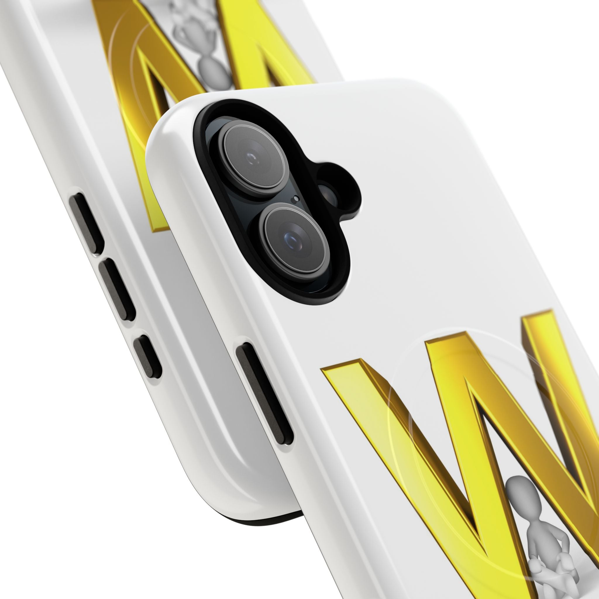 Gold Letter W Monogram Phone Case | Tough Magnetic Case